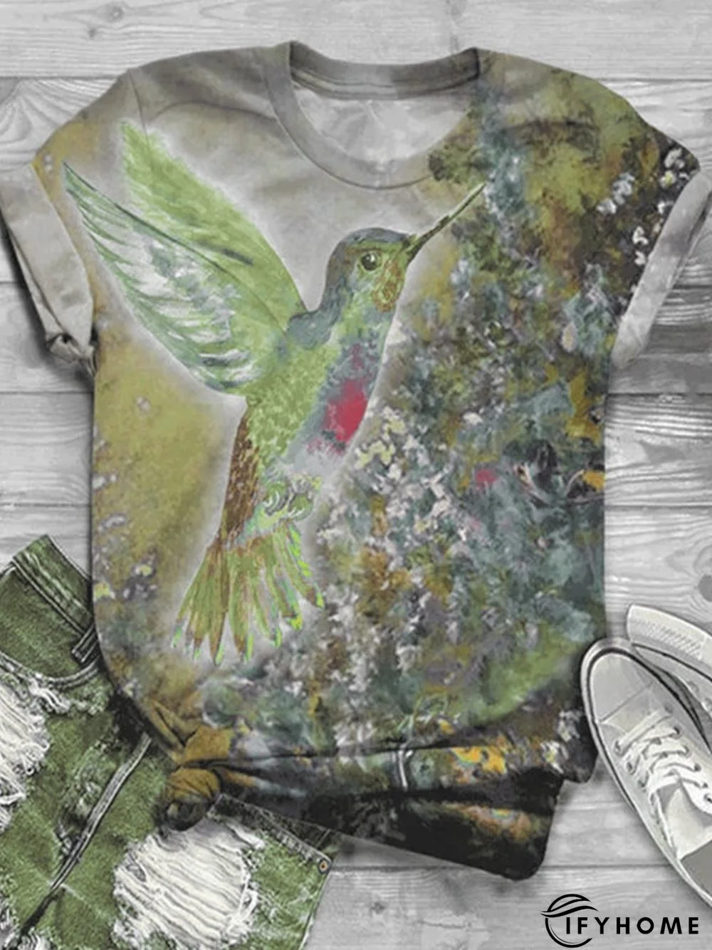 Casual Animal Vintage T-shirt | IFYHOME