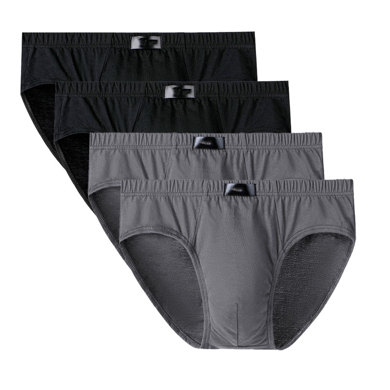 Turfwerk 100% Cotton Briefs Mens Comfortable Underpants Man Underwear Drop shipping 4pcs/lot