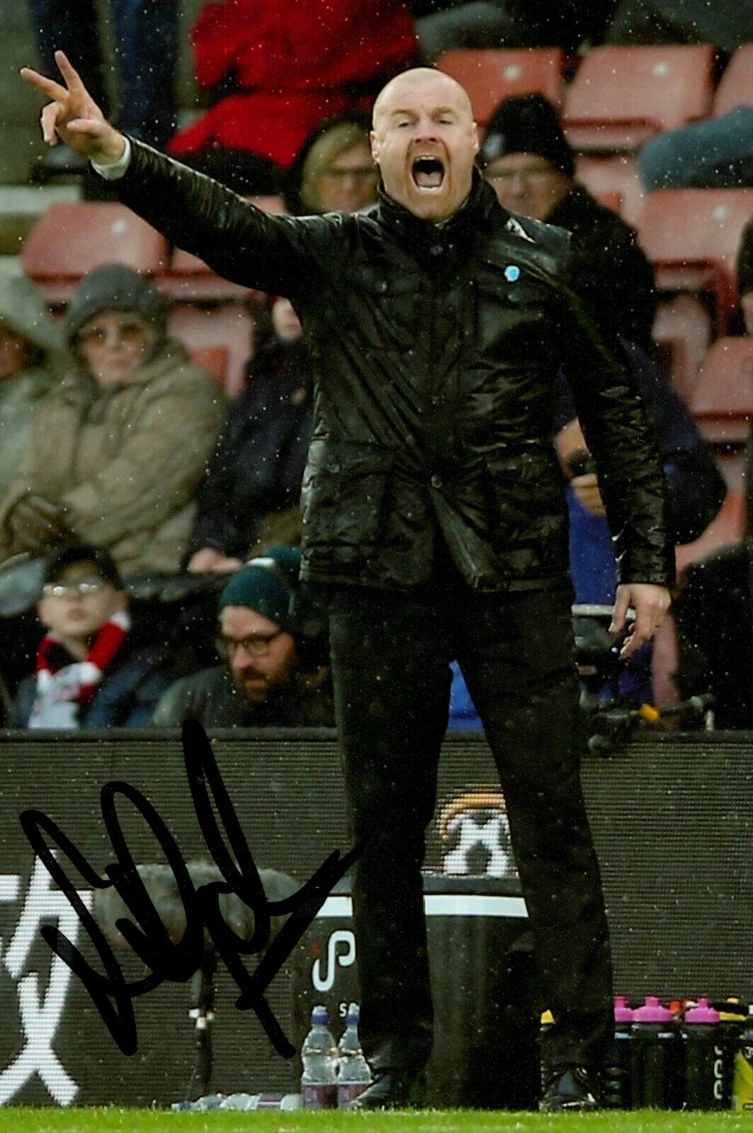 Sean Dyche Signed 6x4 Photo Poster painting Burnley Manager Genuine Autograph Memorabilia + COA