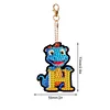 Diamond Painting Dinosaur Letters H Double Pendant