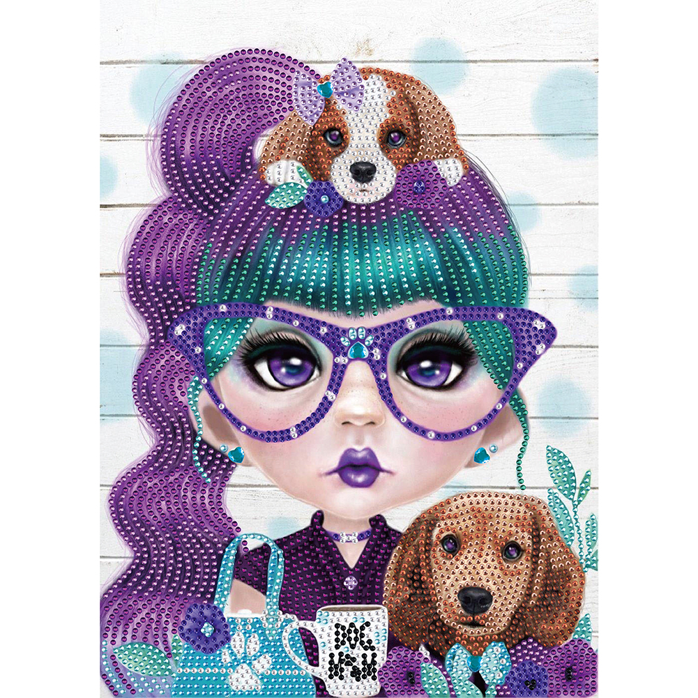 

Sweet Girl - Special Shaped Diamond Painting - 30*40CM, 501 Original
