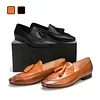 Leather Slippers Loafers with Tassel Prom Wedding