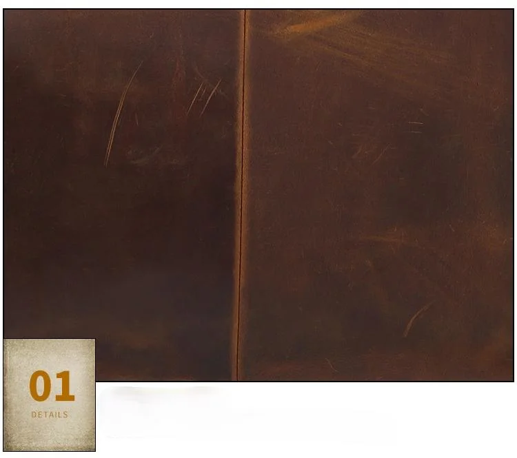 Vintage Crazy Horse Lenther Men's 14" Laptop Briefcase Bags