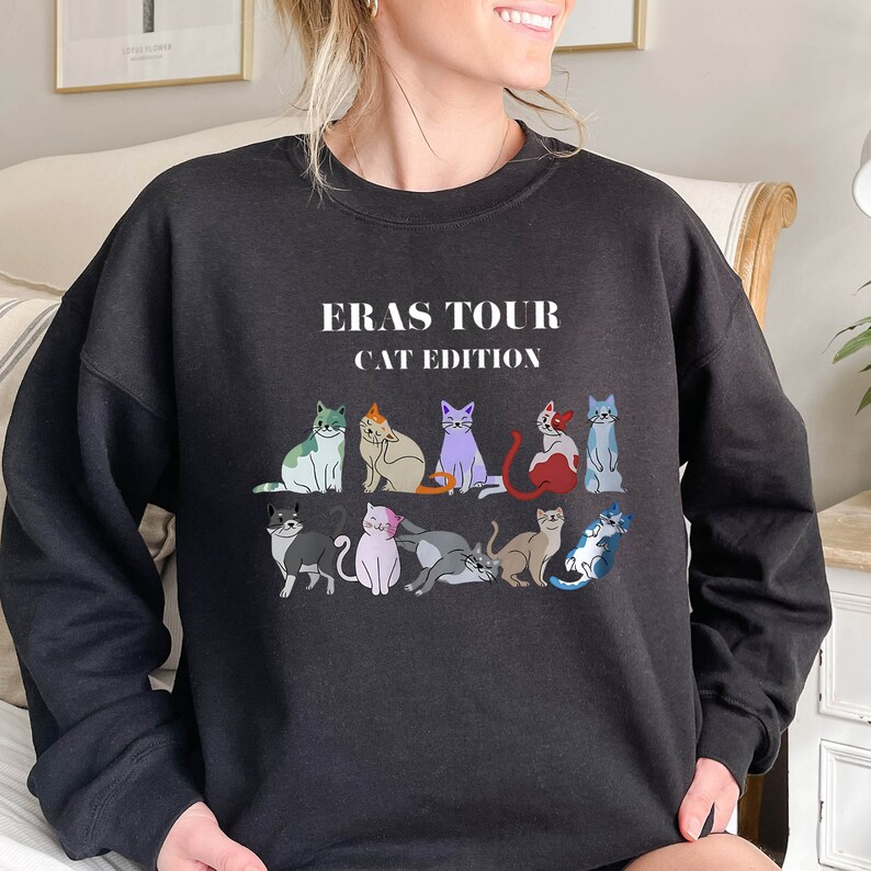 Taylor Eras Tour Cat Edition Sweatshirt