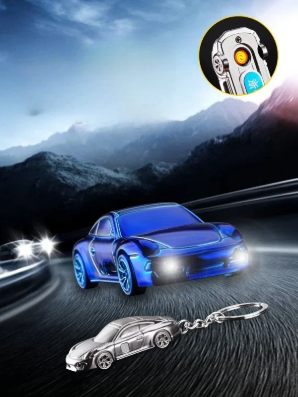Multifunctional Sports Car Keychain