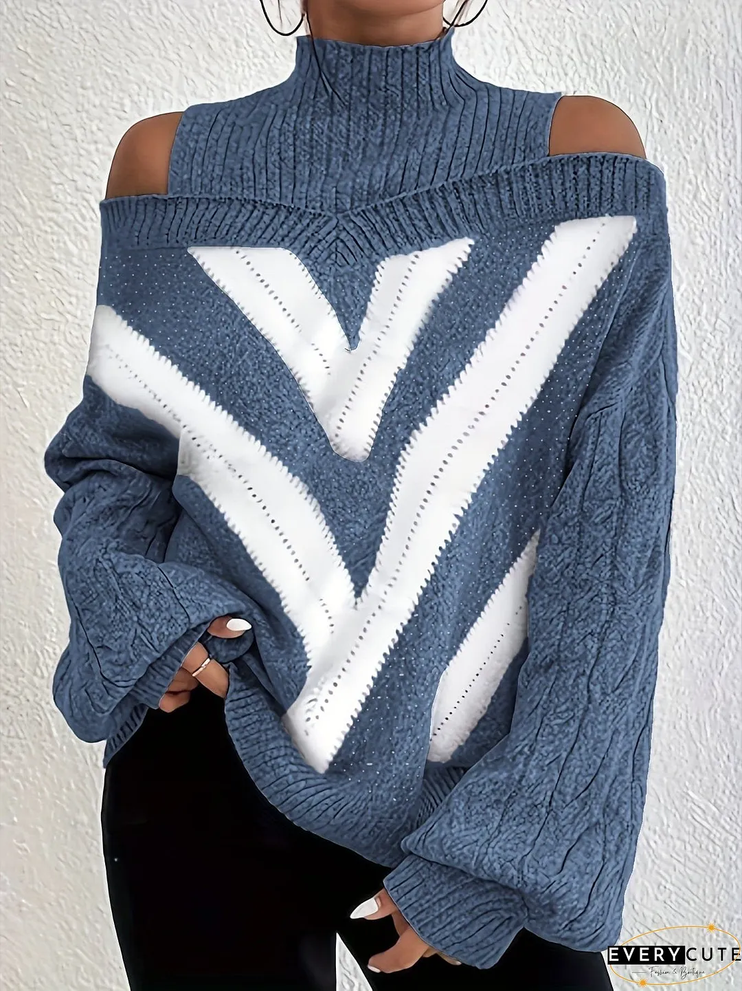 Plus Size Oversized Knit Sweater