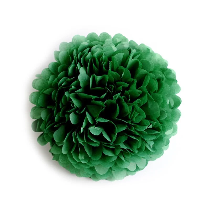 5pcs Tissue Paper Pompoms Wedding Decorative Paper Flowers Ball Baby Shower Birthday Party Decoration paper pom poms