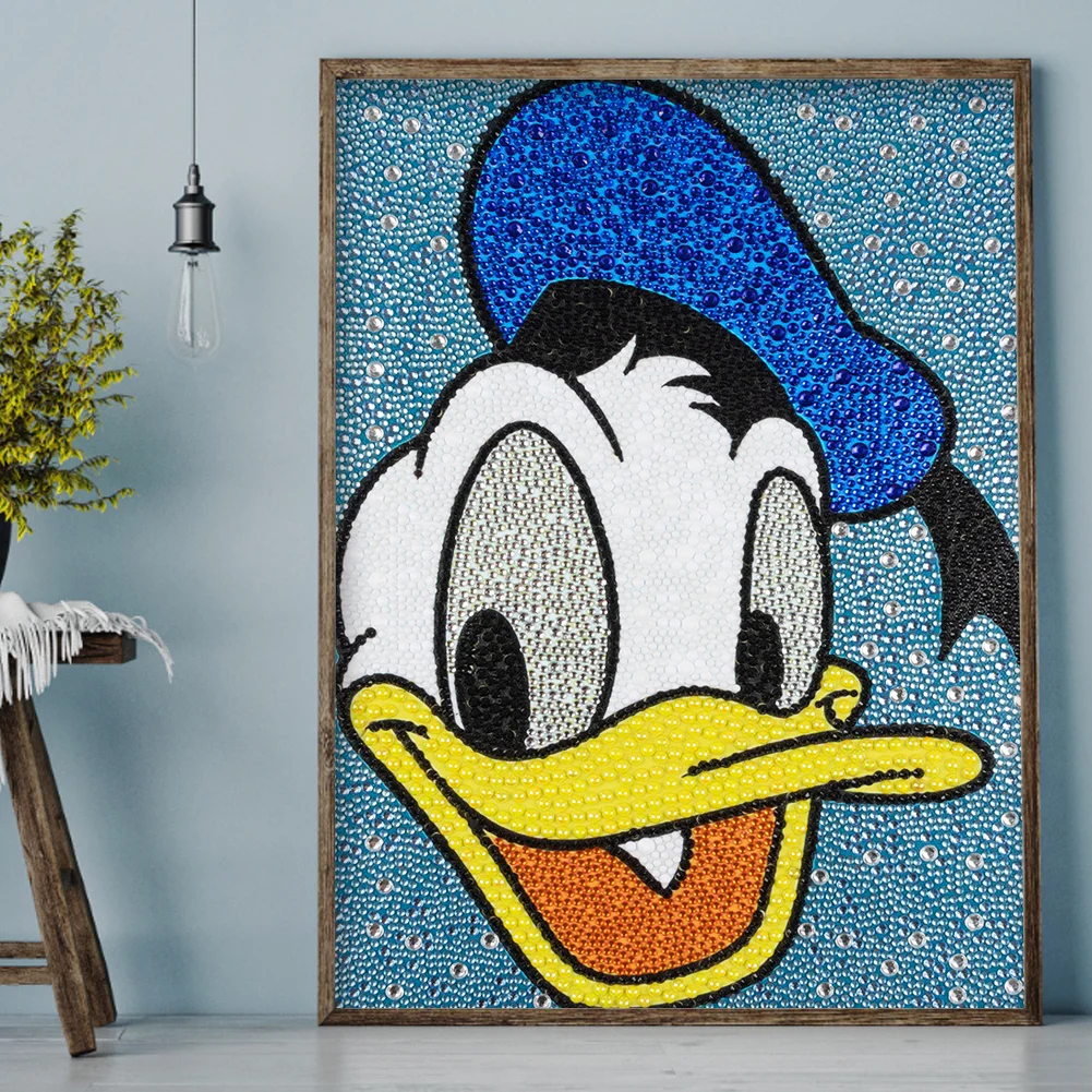 Diamond Painting - Full Crystal Rhinestone - Duck(30*40cm)