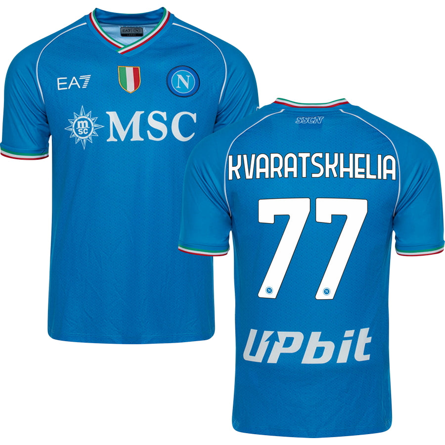 Serviette De Plage SSC Napoli Officielle - Design Kvara - Blanc - Unisexe