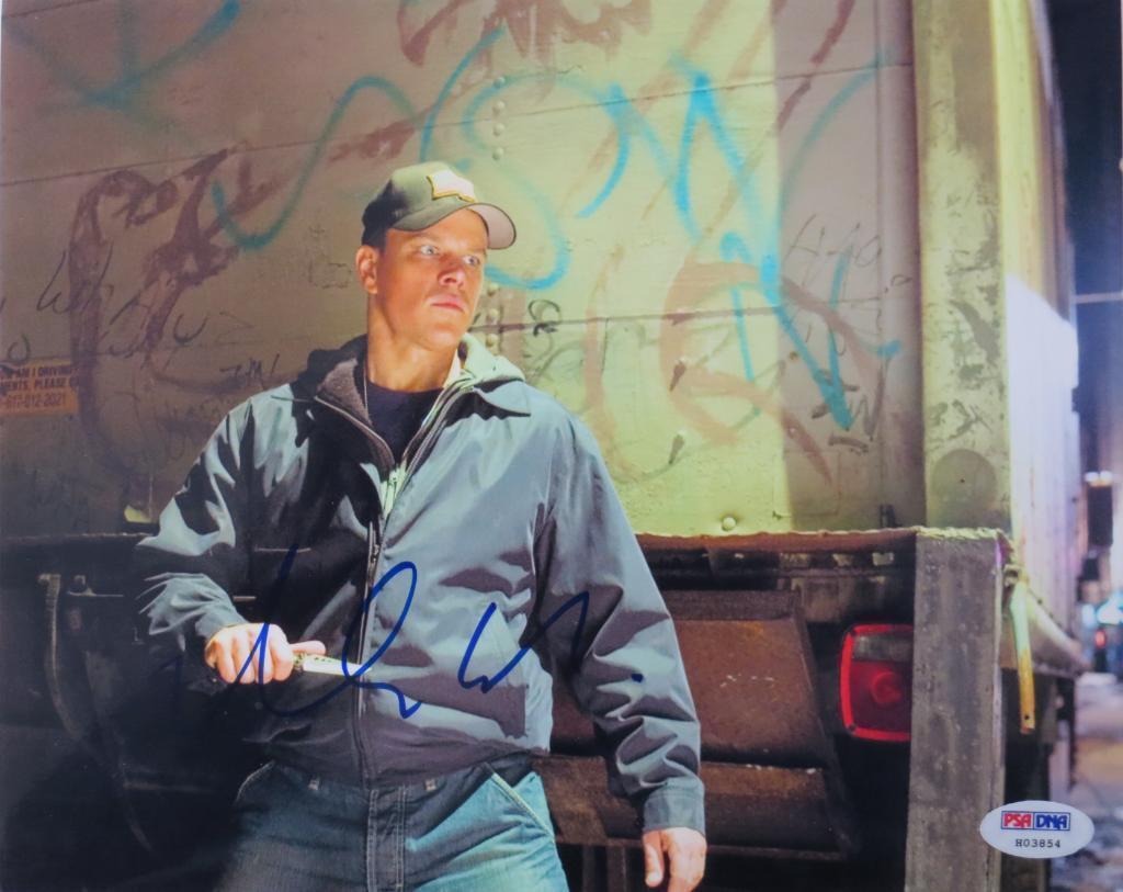 Matt Damon Signed Departed Authentic Autographed 8x10 Photo Poster painting (PSA/DNA) #H03854