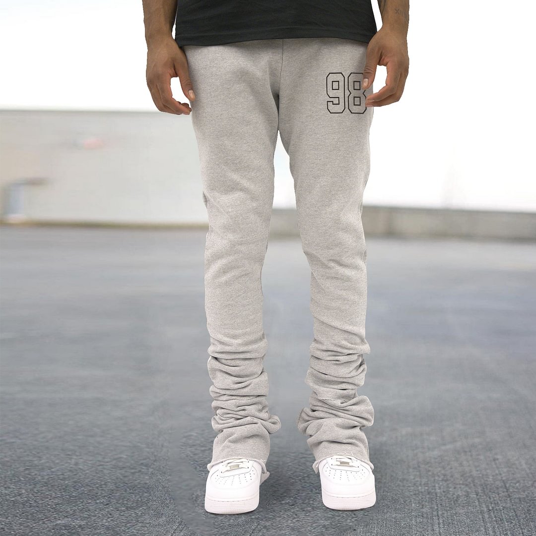 Retro Street Casual Fashion Pile Pants Trousers