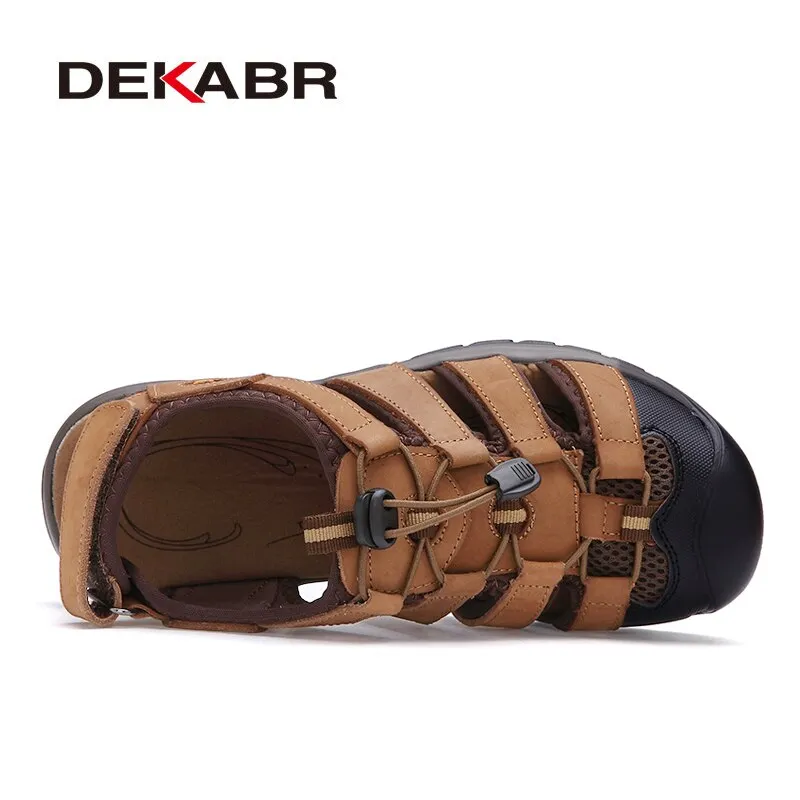 DEKABR Summer Sandals Men's Sneakers Men Slippers Flip Flops Casual Shoes Beach Outdoor Breathable Sandalias Fashion Men Shoes