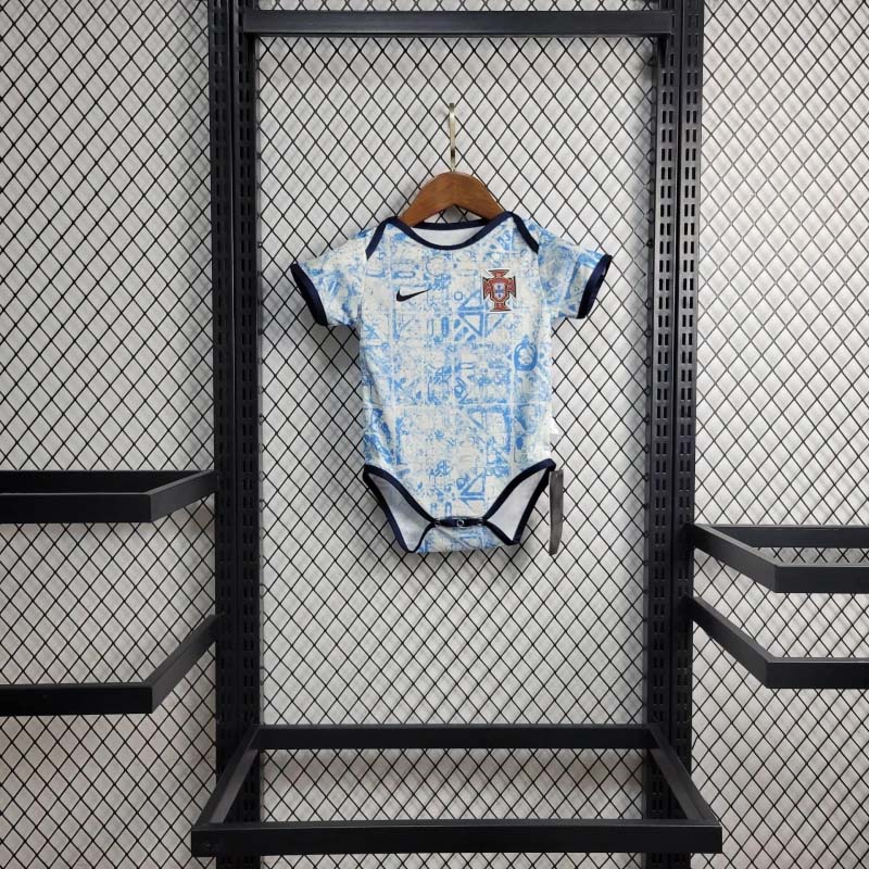 2024 Baby jersey Portugal Away Football Jersey 1:1 Quality Thai Quality