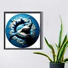 (30*30cm)Whales - Round Partial AB Drill Diamond Painting