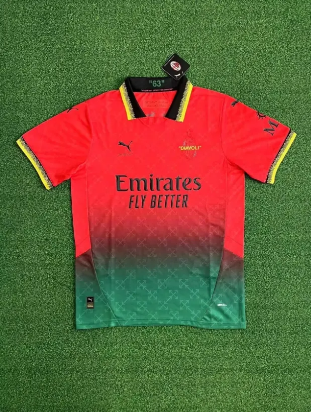 25-26 new season AC joint edition red jersey