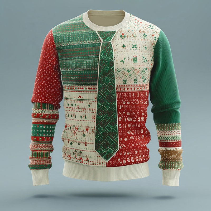 Men's Fun Christmas Ugly Sweater elevenforest