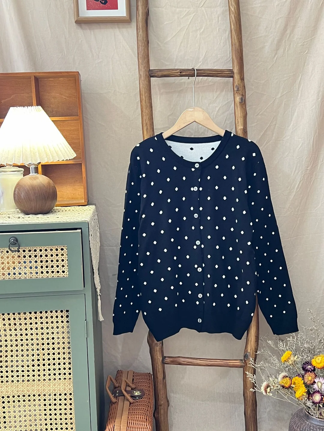 Chicfifth Sweater Women Winter Long Sleeve High Quality Autumn Vintage Top Knitted Cardigan