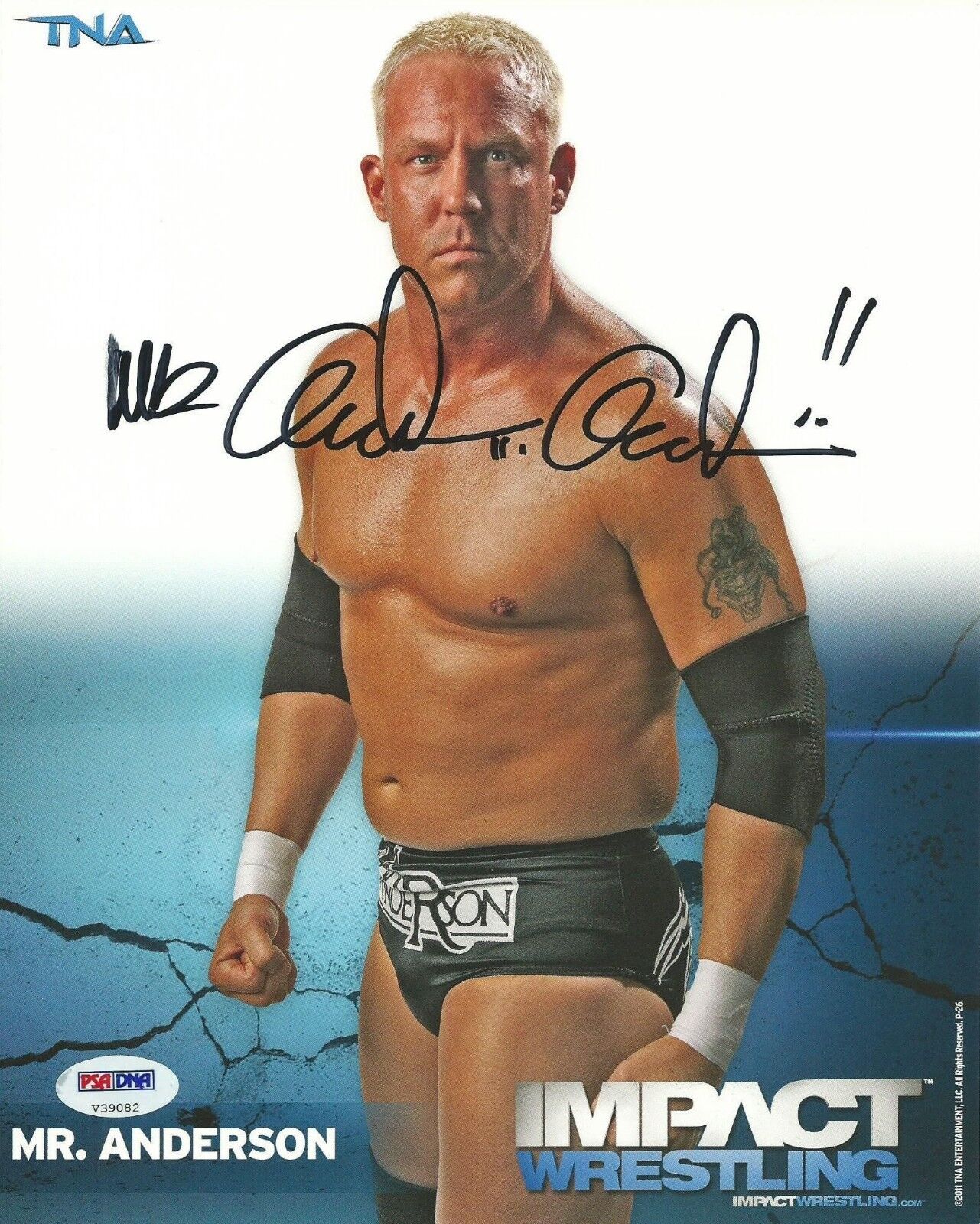 Mr. Ken Kennedy Anderson Signed Auto'd WWE 2011 TNA Promo 8x10 Photo Poster painting PSA/DNA COA