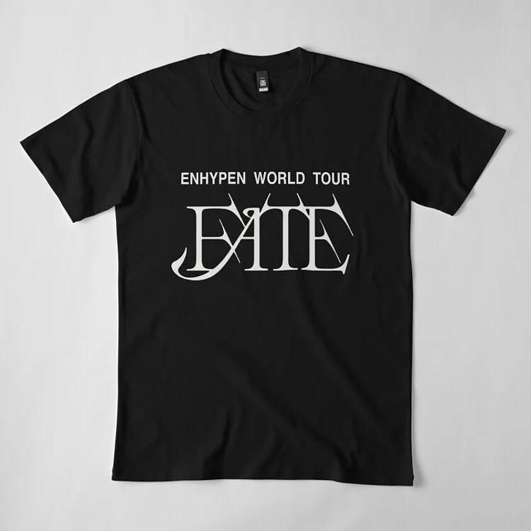 ENHYPEN WORLD TOUR FATE Classic Logo T-shirt