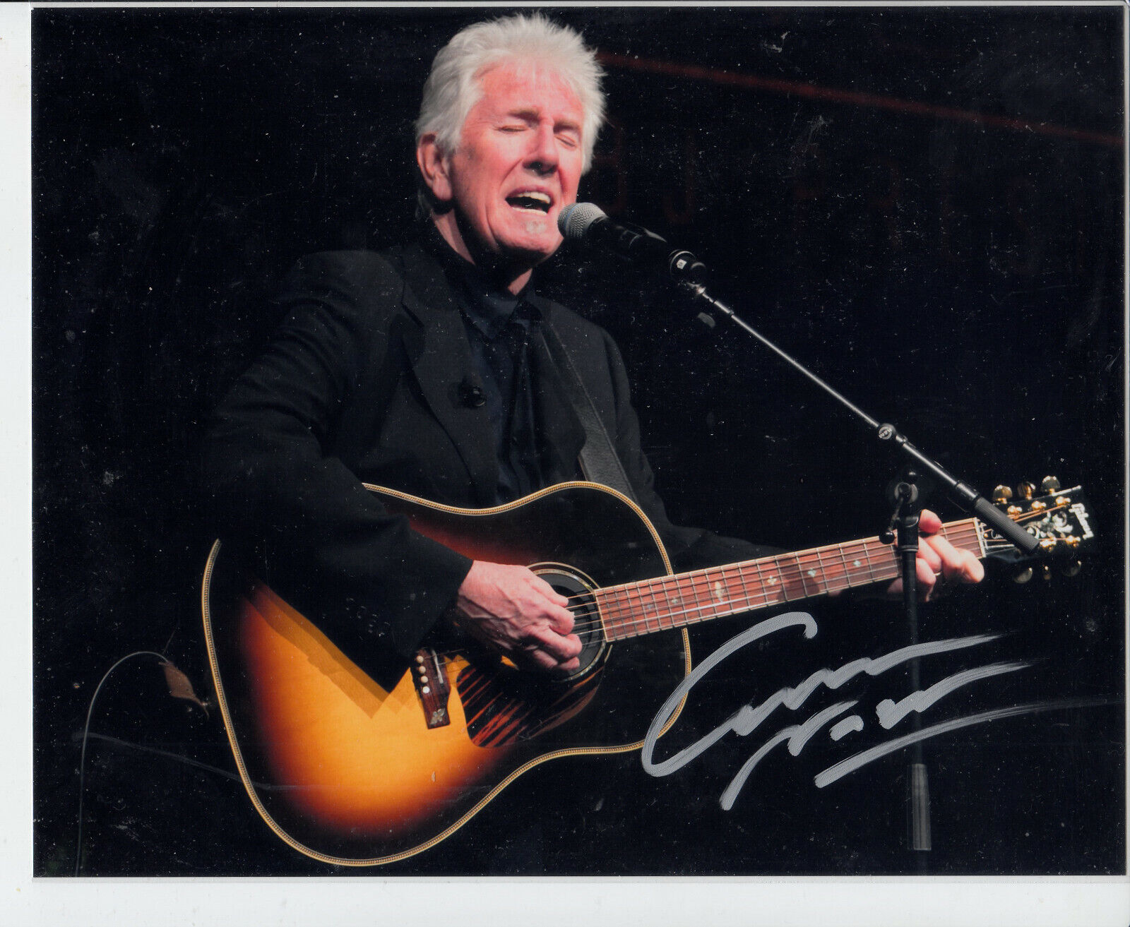 Graham Nash (Crosby Stills Nash) Autograph 8x10