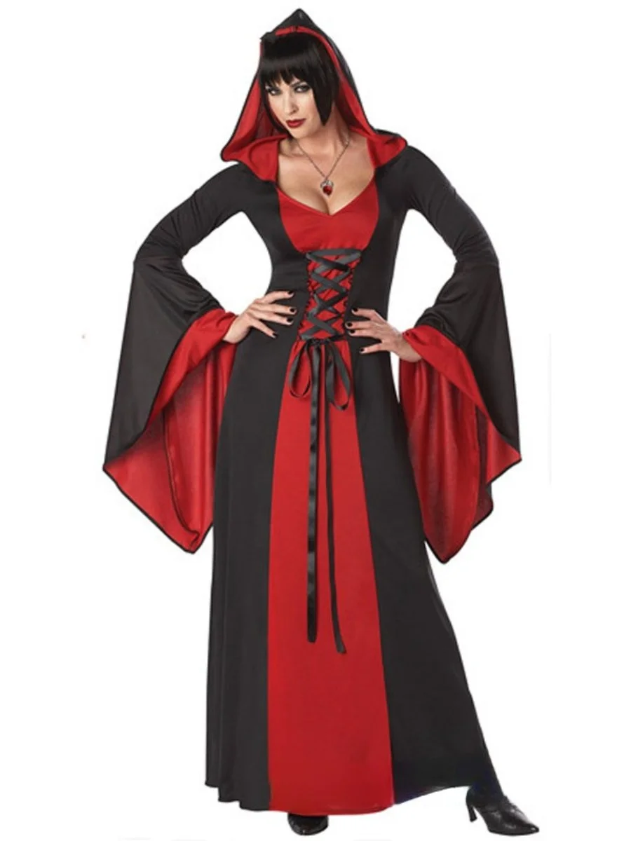 Costumes Of Halloween For Women Cosplay Magic Witch Dress Queen Costume
