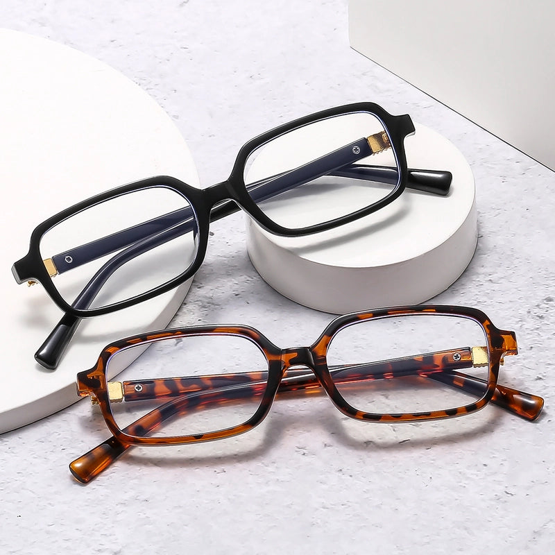 Casual Geometric Pc Square Full Frame Glasses