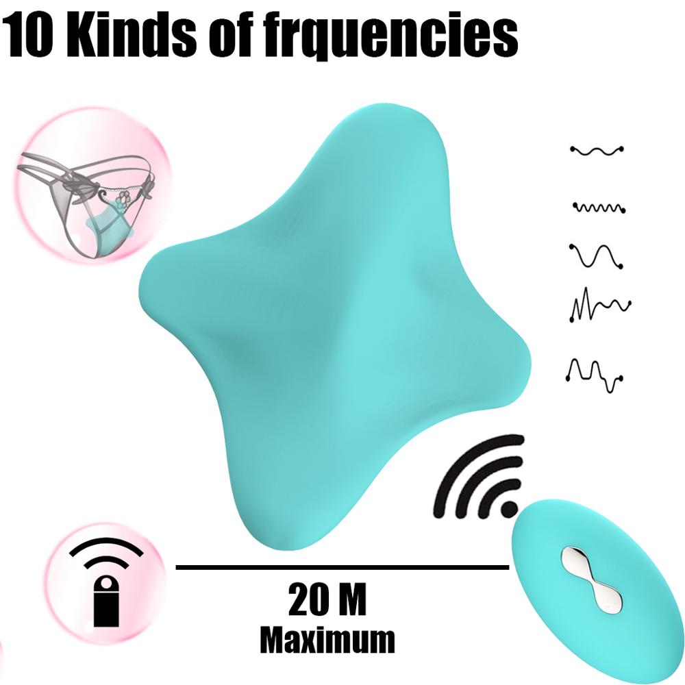 Sexy Toy Wireless Remote Control Vibrator For Women Sex Adult 10 Speeds Clitoral Pussy Showing Panties Sucking Machine