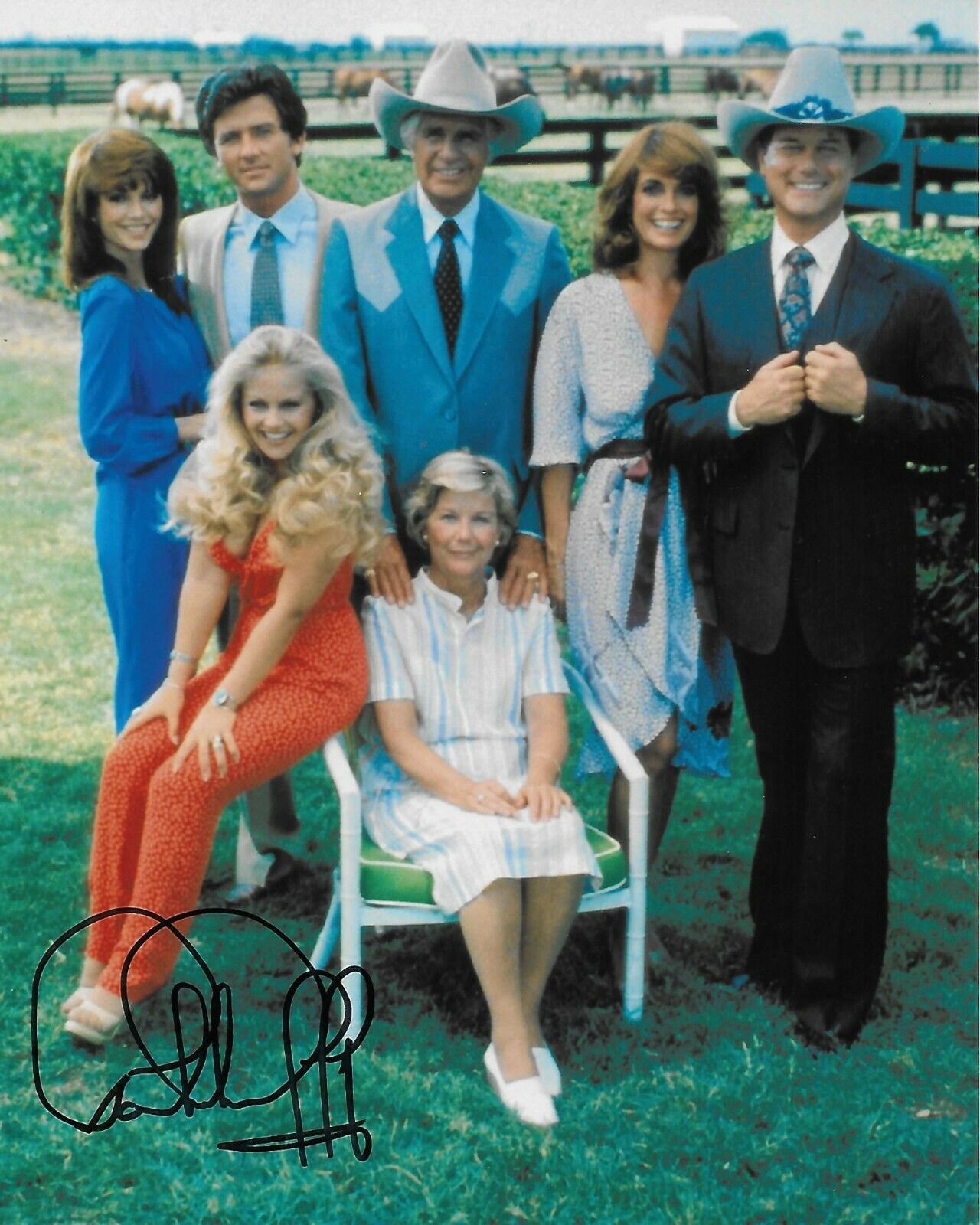 Patrick Duffy Dallas Original Autographed 8X10 Photo Poster painting #20 signed at HollywoodShow