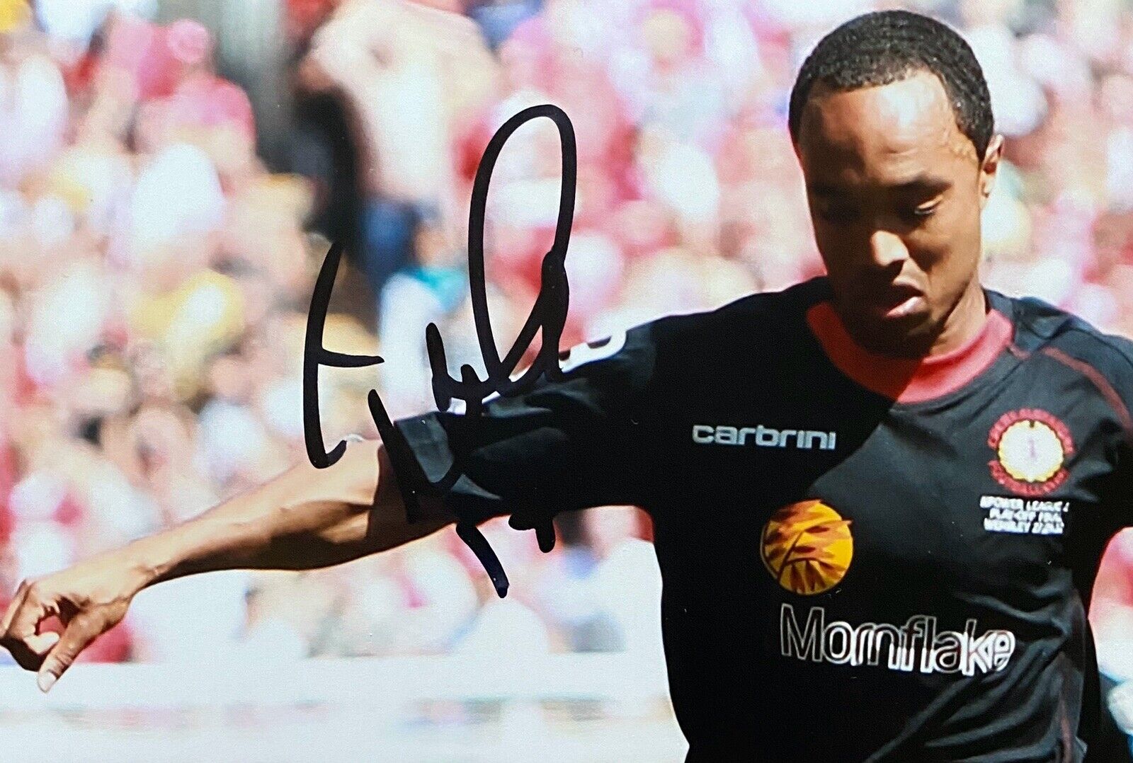 Byron Moore Genuine Hand Signed 6X4 Photo Poster painting - Crewe Alexandra