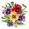 Flower - 9CT Partial Beaded Cross Stitch Kit(31x31cm)