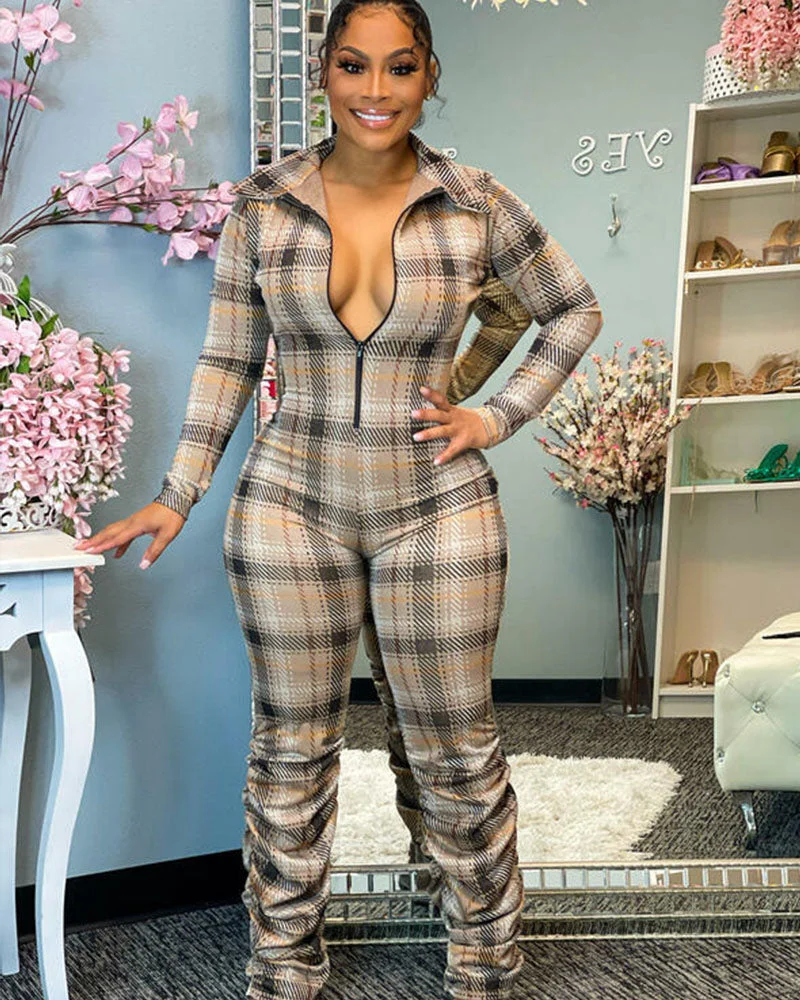 CITY NIGHTS RUCHED JUMPSUIT