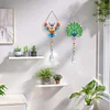 2pcs Owl Peacock Diamond Painting Double-sided Crystal Window Suncatcher Craft Set Birthday Gifts Home Garden Decor Hanging Kit