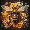 Golden Bloom 11CT 3 Strand DIY Stamped Cross Stitch Kit for Adult 45x45cm