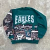 Street Style Eagles Print Long-Sleeve Sweatshirt