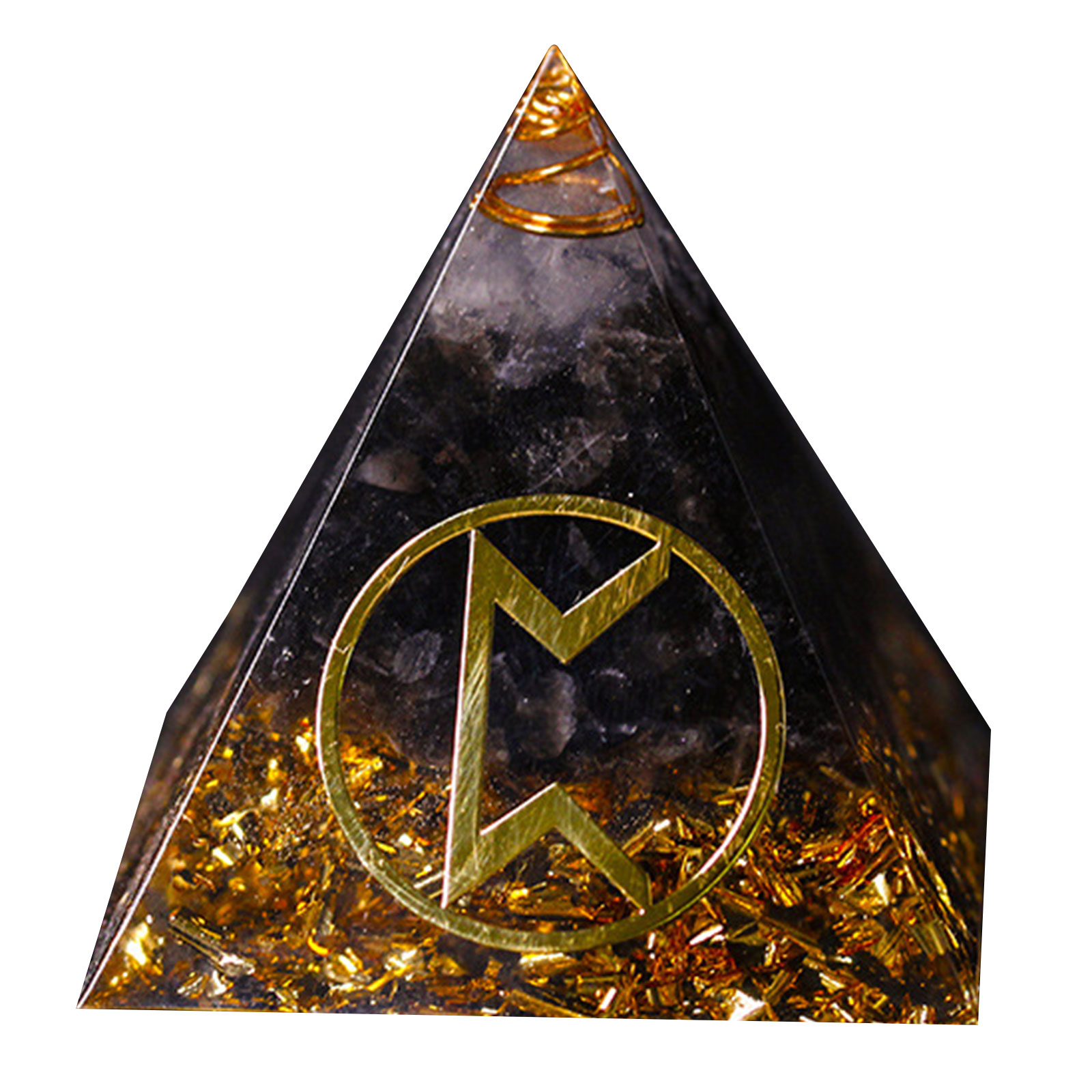 

6cm Natural Orgonite Pyramid Chakra - Magic, 501 Original