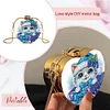 Katze DIY Diamond Painting Umhängetasche für Münzen Lippenstift Kopfhörer Geschenke
