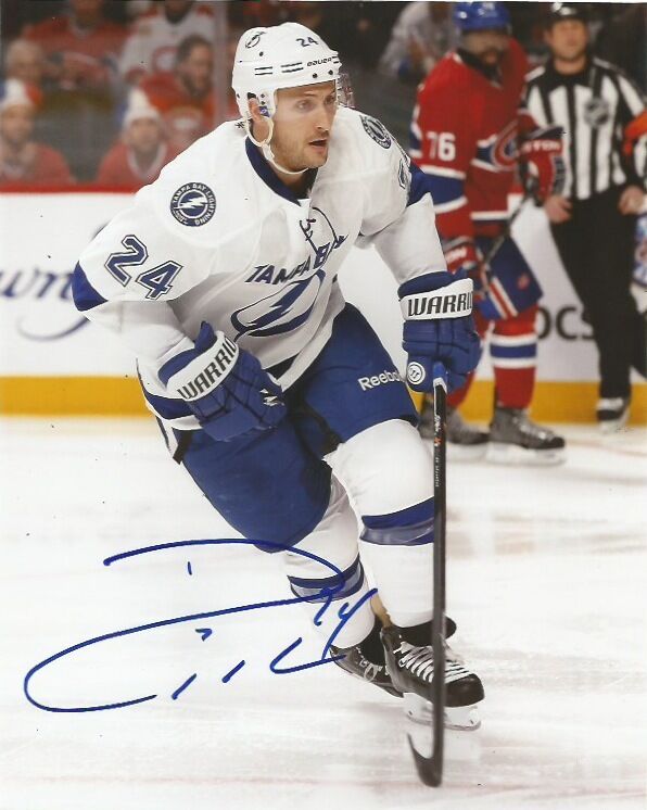 Tampa Bay Lightning Ryan Callahan Signed Autographed 8x10 Photo Poster painting COA C