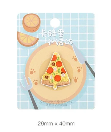 Calorie Series Embroidery Sticker