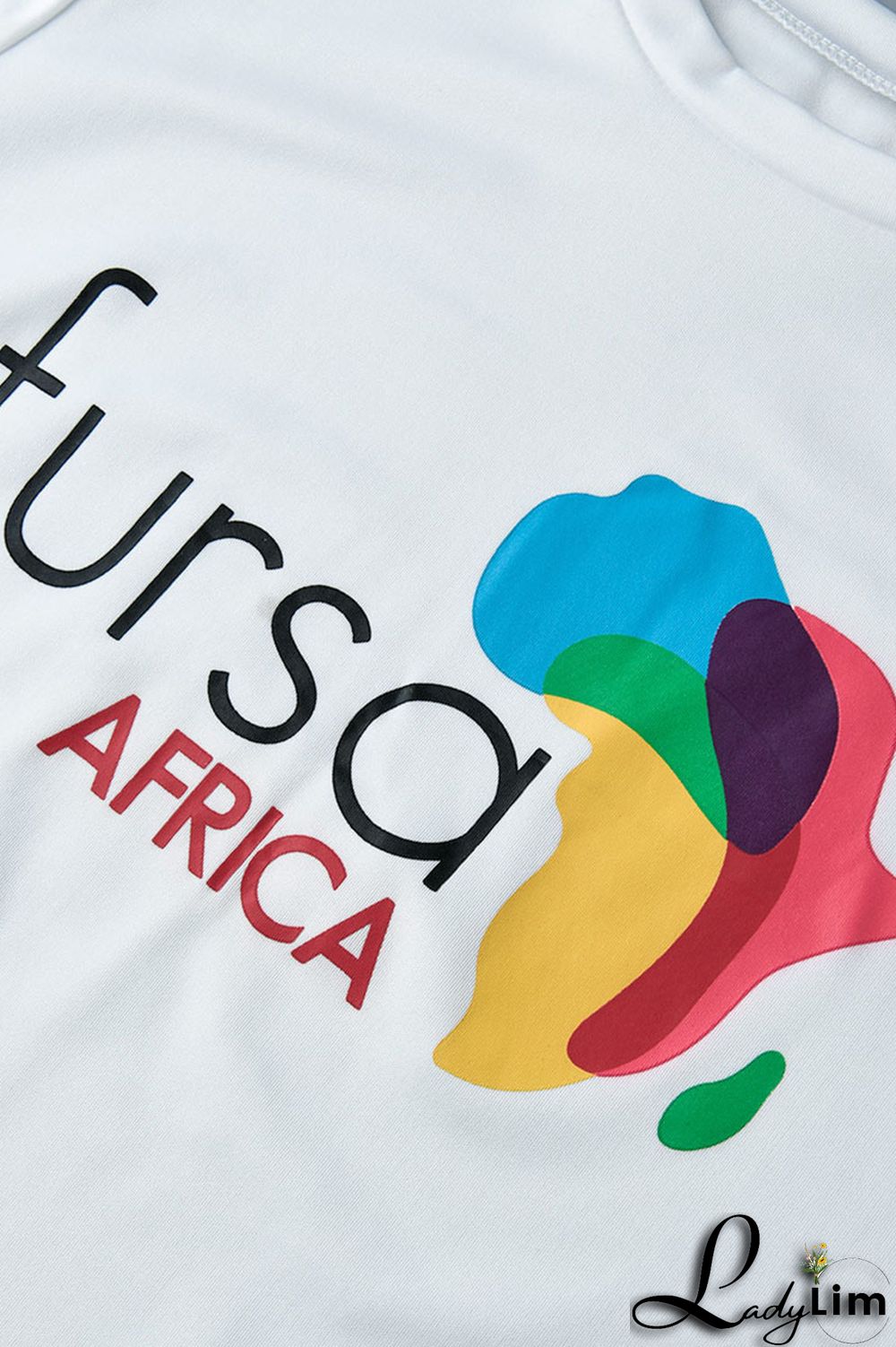 White Fashion Casual Print Basic O Neck Short Sleeve Two Pieces