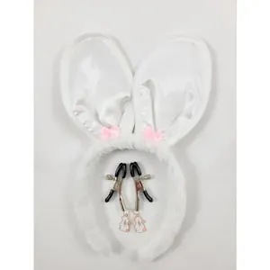 pornhint Pornhint Bunny ears and nipple clamps set.