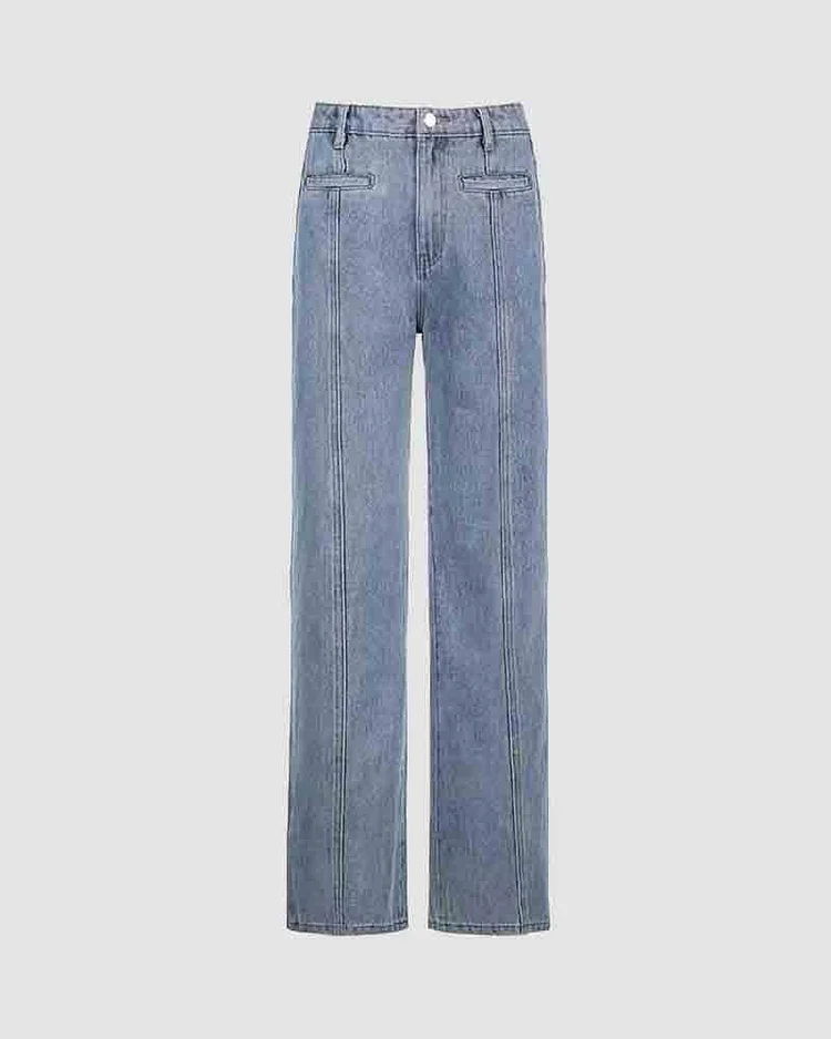 Volmore Star Effect Denim Jeans