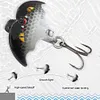 5Pcs Fishing Lures Bionic Bat Baits Artificial Bait Swimbait Hard Baits for Bass