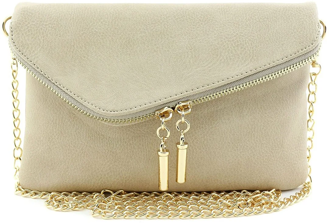 Envelope Wristlet Clutch Crossbody Bag