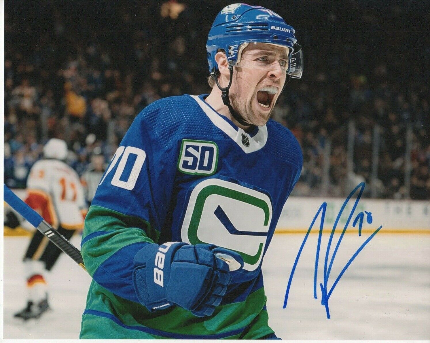 Vancouver Canucks Tanner Pearson Autographed Signed 8x10 NHL Photo Poster painting COA #13