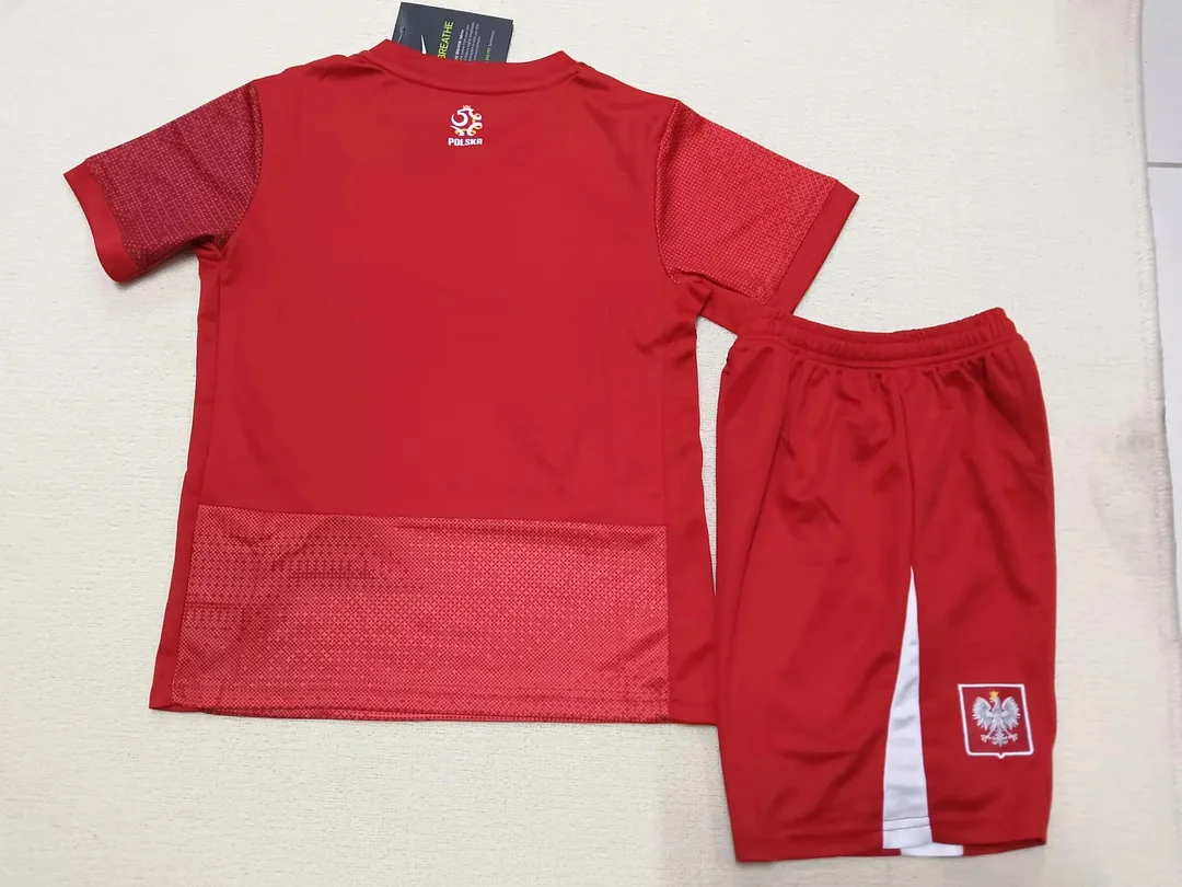 2024 Kids Size Poland Away Football Shirt 1:1 Thai Quality