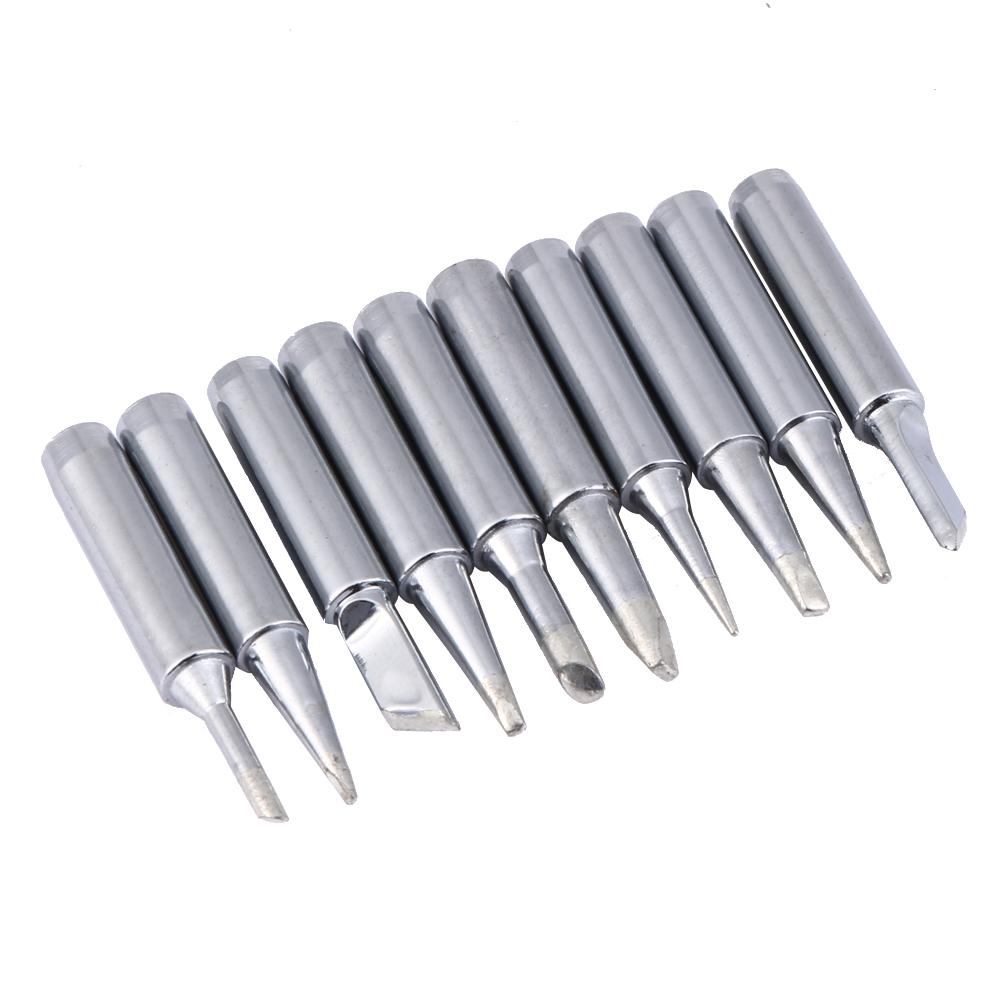 

10pcs/set Lead-free Solder Screwdriver Iron Tip 900M-T for Hakko Soldering, 501 Original