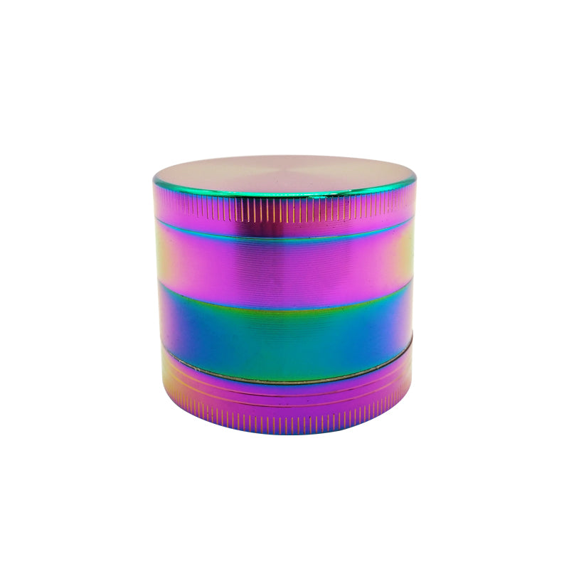 4 Layers Colourful Zinc Alloy Herb Grinder Metal Tobacco Crusher Smoking Pipe Accessories