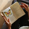 8Pcs Butterfly Diamond Painting Bookmarks Acrylic DIY Diamond Art Bookmarks Kits