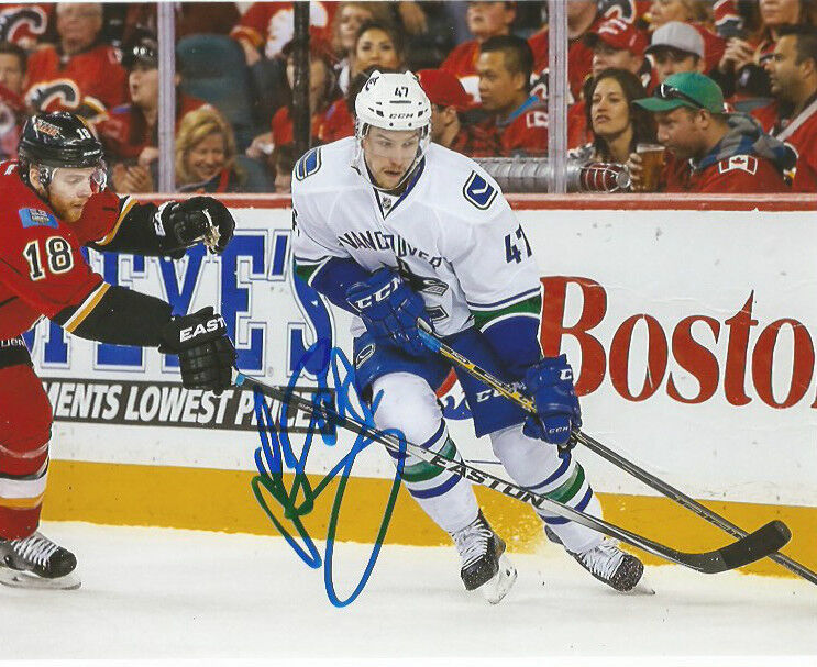 Vancouver Canucks Sven Baertschi Autographed Signed 8x10 Photo Poster painting COA