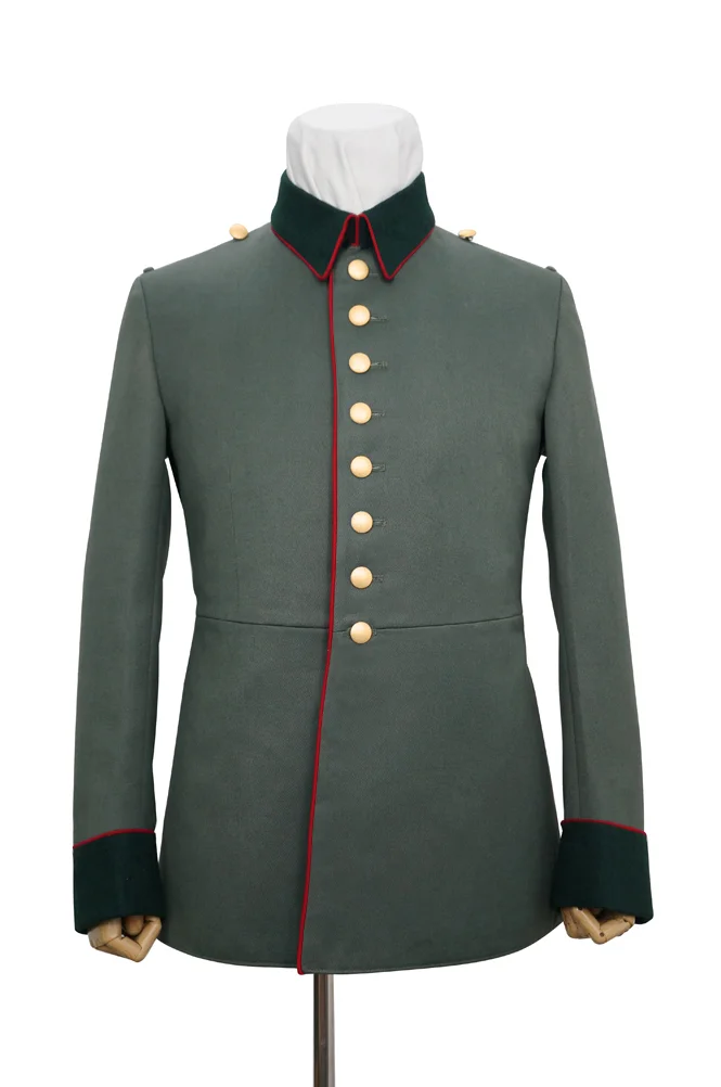   Wehrmacht German M1935 General Officer Waffenrock Gabardine Piped Dress Tunic German-Uniform